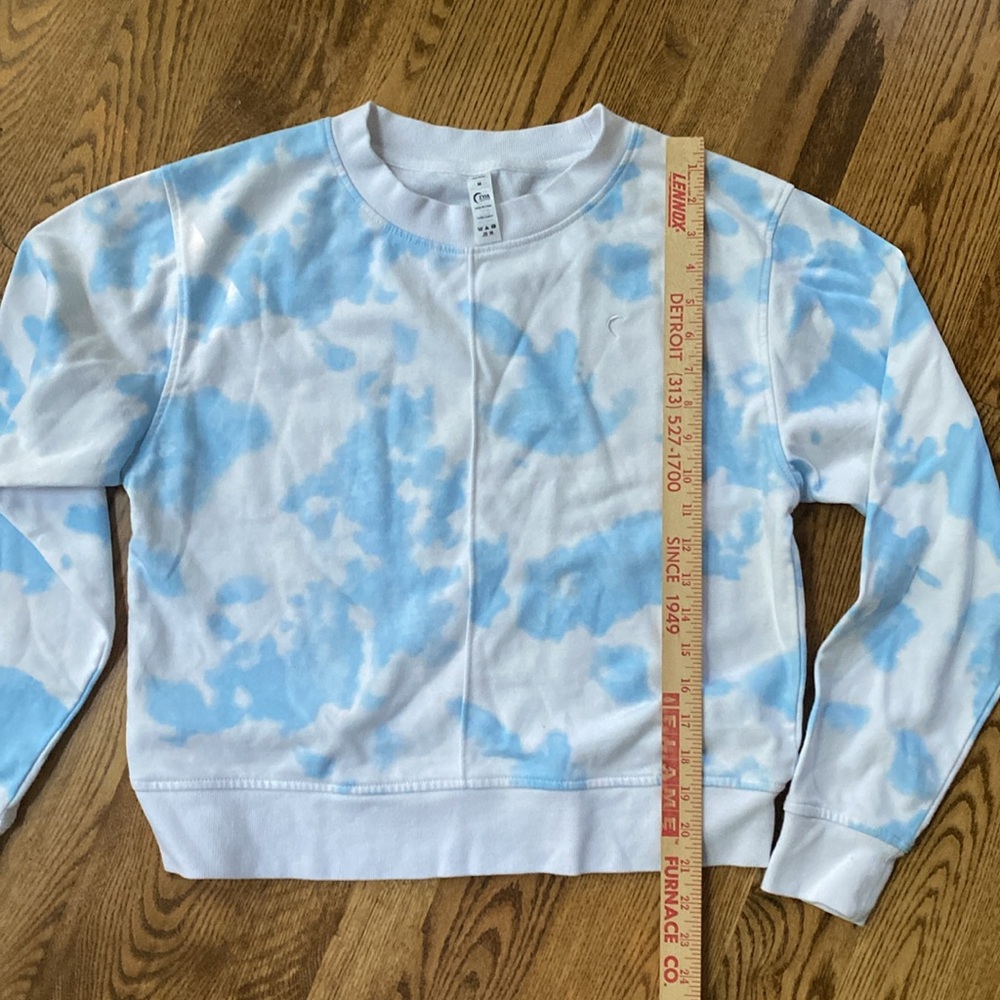 Zyia Hendrix Heaven crew boxy sweatshirt medium workout layering lightweight - Picture 10 of 13